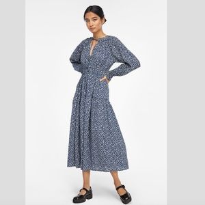 NWTs Lacausa Dama Dress in Blue Magic Mushroom